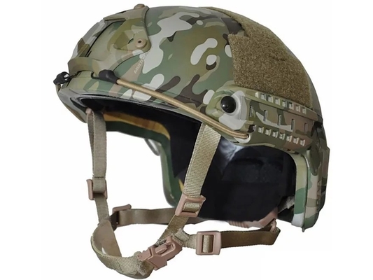 Os capacetes balísticos do nível IIIA para a aplicação da lei Dual sistema ferroviário lateral
