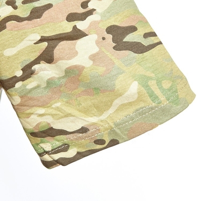 Da camisa militar do exército T do algodão combate 100% durável da camuflagem