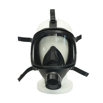 Máscara de gás de borracha natural da cara completa do exército militar com cartucho MGM01 do filtro
