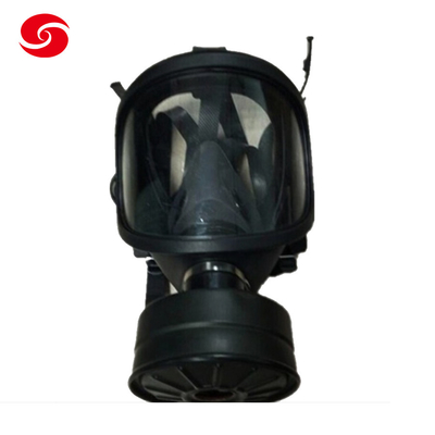 Polícia química de borracha natural do exército da máscara da defesa de gás da cara completa