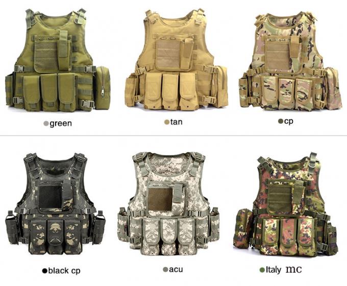 Colete de protecção tático para o exterior para guarda de segurança Colete tático Equipamento tático 4