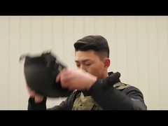 Capacete balístico resistente à prova de balas com resistência de impacto e cor preta