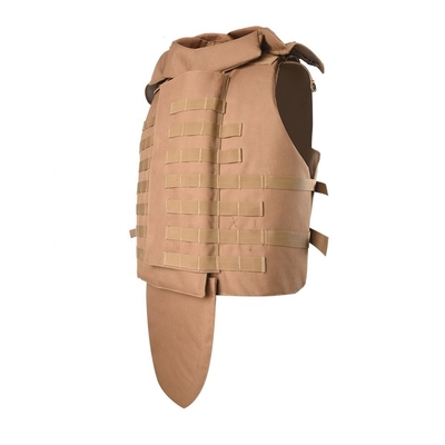 Botão ajustável Vestido antibalas tático Militar 9mm/.44 Balas com almofada de trauma suave