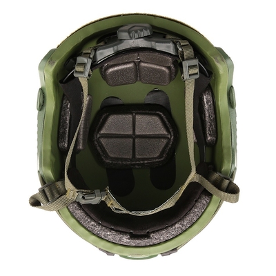 NIJ Level IIIA Camouflage Kevlar Ballistic Helmets Fast Bump
