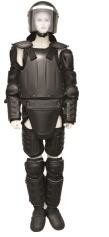 Traje anti-motim de corpo inteiro, Traje anti-bactérias de segurança preto.