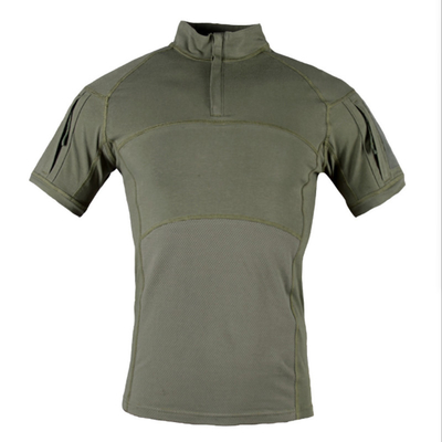 O desgaste tático militar PC CAMUFLA a camisa 100% de algodão em volta da camisa militar do exército do pescoço