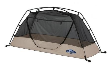 Câmara de caminhada pequena para uma pessoa com malha anti-mosquito, tenda aberta rápida