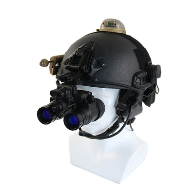 O capacete tático militar interurbano do Headwear montou binóculos dos óculos de proteção da visão noturna