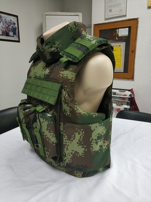 Colete táctico à prova de balas militar de nylon com proteção NIJ IIIA/III/IV Soft Trauma Pad