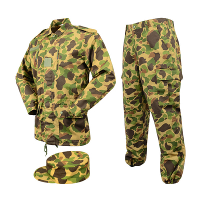Desgaste tático militar camuflado uniforme BDU respirável Rip Stop