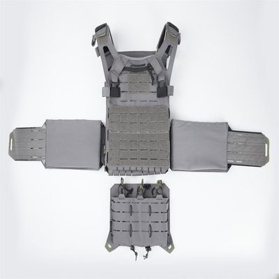 Comfort Colete antibalas tático militar com placas balísticas integradas e fechamento de botão rápido