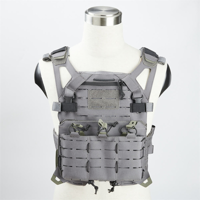 Comfort Colete antibalas tático militar com placas balísticas integradas e fechamento de botão rápido