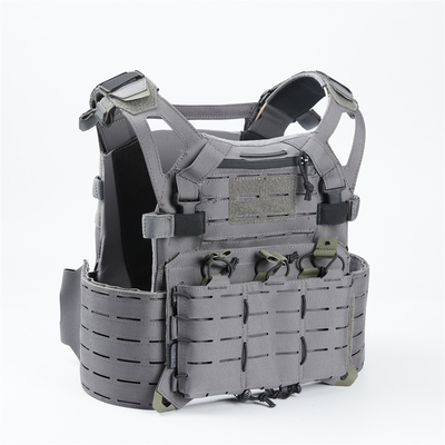 Comfort Colete antibalas tático militar com placas balísticas integradas e fechamento de botão rápido