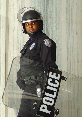 PC puro balístico Logo Customizing Supported material da anti polícia do protetor do motim