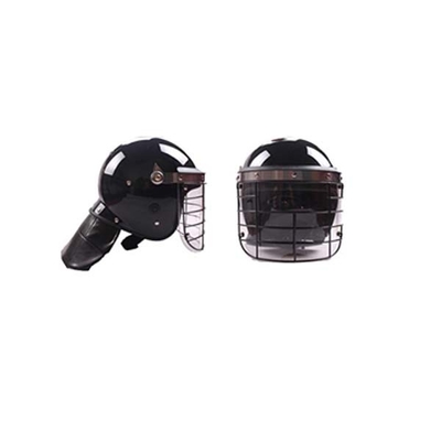Vestuário tático militar com visor de pescoço EPS e visor PC de 2,5 mm para cabeça Tamanho 58-62 mm
