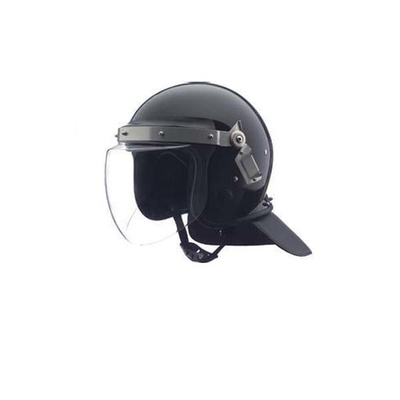 Vestuário tático militar com visor de pescoço EPS e visor PC de 2,5 mm para cabeça Tamanho 58-62 mm