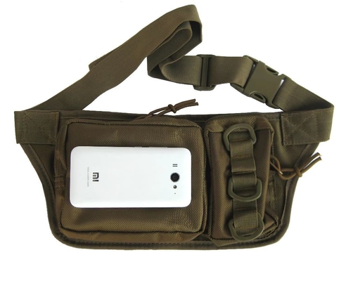Camuflagem Saco de peito à prova d'água Equipamento de tecido leve para caminhadas