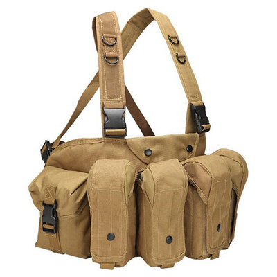 Equipamento de engrenagem desmontável Fornecedores de segurança Sistema tático MOLLE Colete tático com fivela de libertação rápida