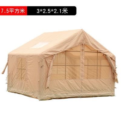 6.3 metros quadrados auto-condução Tour espessado impermeável acampamento tenda inflável de campo cabine inflável ao ar livre para a natureza