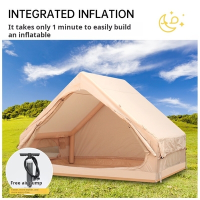 6.3 metros quadrados auto-condução Tour espessado impermeável acampamento tenda inflável de campo cabine inflável ao ar livre para a natureza