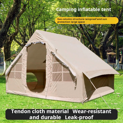 6.3 metros quadrados auto-condução Tour espessado impermeável acampamento tenda inflável de campo cabine inflável ao ar livre para a natureza