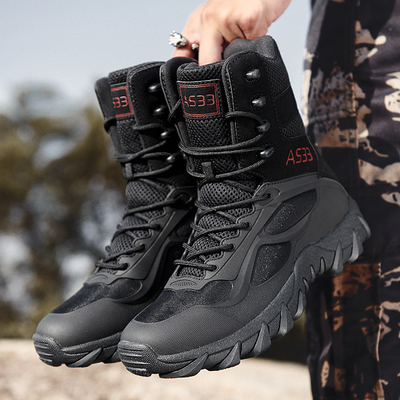 Magnum Transfronteiriço Grande Tamanho Botas Tácticas Respiraveis Para Forças Especiais Outdoors High-Top Hiking Treinamento Durável