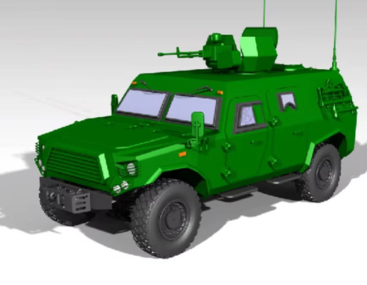 800cc Disposição do motor 3 veículos blindados militares anfíbios