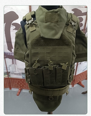 Equipamento Táctico Sistema de Segurança Molle Vestido de Transportador de Tecido Oxford Vestido Táctico Com Placa de Blindagem Suave UHMWPE