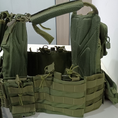 Colete táctico de combate de proteção de grau militar para militares e agentes da lei
