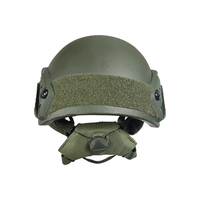 0.13m2 Área de proteção Material de capacete de segurança com trilhos táticos e características adicionais