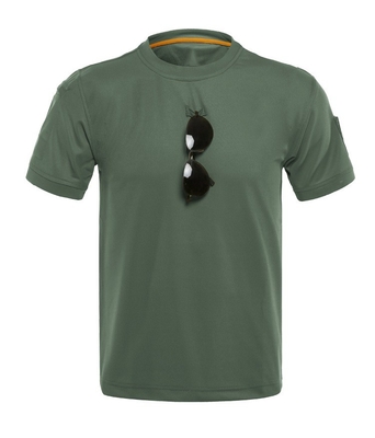 T-shirt tático de secagem rápida de verão roupas respiráveis mangas curtas táticas