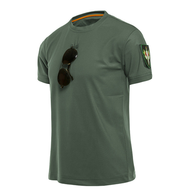 T-shirt tático de secagem rápida de verão roupas respiráveis mangas curtas táticas