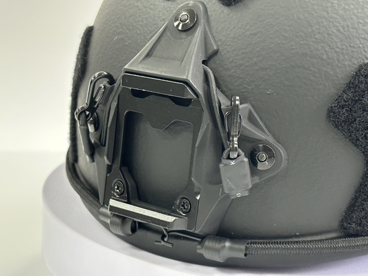 Casco balístico tático NIJ IIIA UHWPE Cor preta para homens Treinamento militar tático