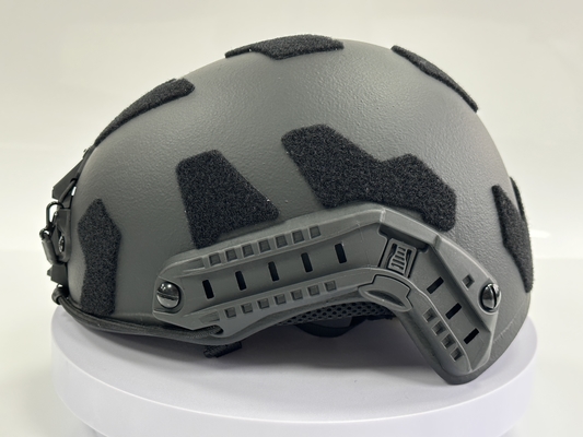 Casco balístico tático NIJ IIIA UHWPE Cor preta para homens Treinamento militar tático