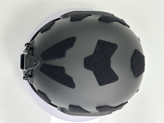 Casco balístico tático NIJ IIIA UHWPE Cor preta para homens Treinamento militar tático
