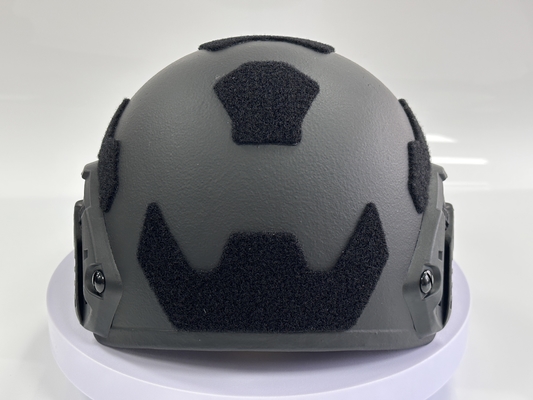 Casco balístico tático NIJ IIIA UHWPE Cor preta para homens Treinamento militar tático