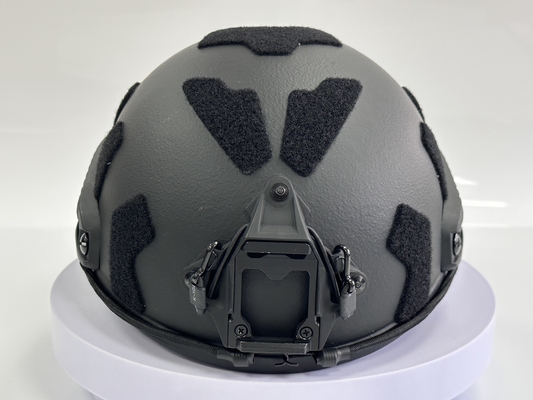 Casco balístico tático NIJ IIIA UHWPE Cor preta para homens Treinamento militar tático