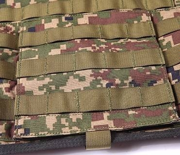 Comodíssimo colete táctico militar de nylon ajustável preto com chapas NIJ IIIA/III/IV