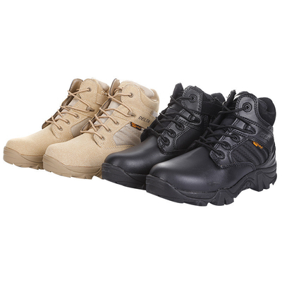 Botas masculinas à prova d'água de combate Botas de deserto de combate Botas de caminhada de tornozelo