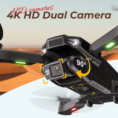 H16 Mini RC Drone HD Câmera Wifi Fpv Quadcopter dobrável sem escovas Drones profissionais Brinquedos para crianças 14Y+