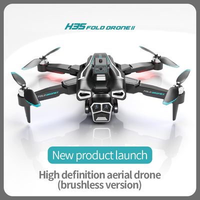 Profissional 4K HD ESC Dual Camera Mini Drone H35 Flow Óptico sem escova WIFI Quadcopter Remote de Evitar Obstáculos