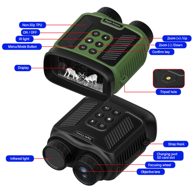 Equipamento militar tático com telemetro laser integrado e bússola