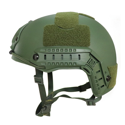 FAST Helmet NIJ IIIA Balístico Kevlar tático balístico Grande tamanho Alto corte Capa Verde do Exército