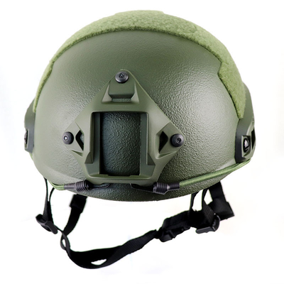 FAST Helmet NIJ IIIA Balístico Kevlar tático balístico Grande tamanho Alto corte Capa Verde do Exército
