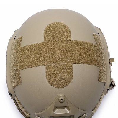 FAST capacete balístico NIJ IIIA capacete de proteção balística Kevlar tático de grande porte capacete de alto corte Khaki
