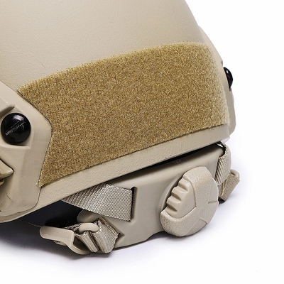FAST capacete balístico NIJ IIIA capacete de proteção balística Kevlar tático de grande porte capacete de alto corte Khaki