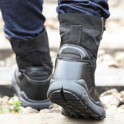 Botas táticas com suporte de tornozelo para pessoal de segurança