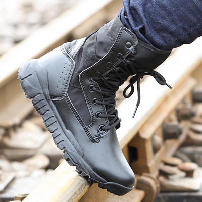Botas táticas com suporte de tornozelo para pessoal de segurança