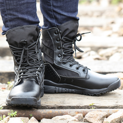 Botas táticas com suporte de tornozelo para pessoal de segurança