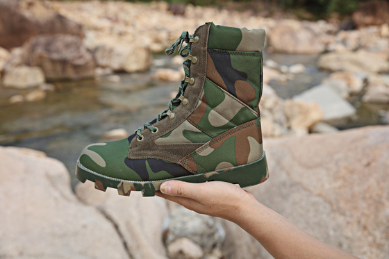 7-12 Botas táticas militares de couro com tornozelo isolado resistente a impactos e não comprimido